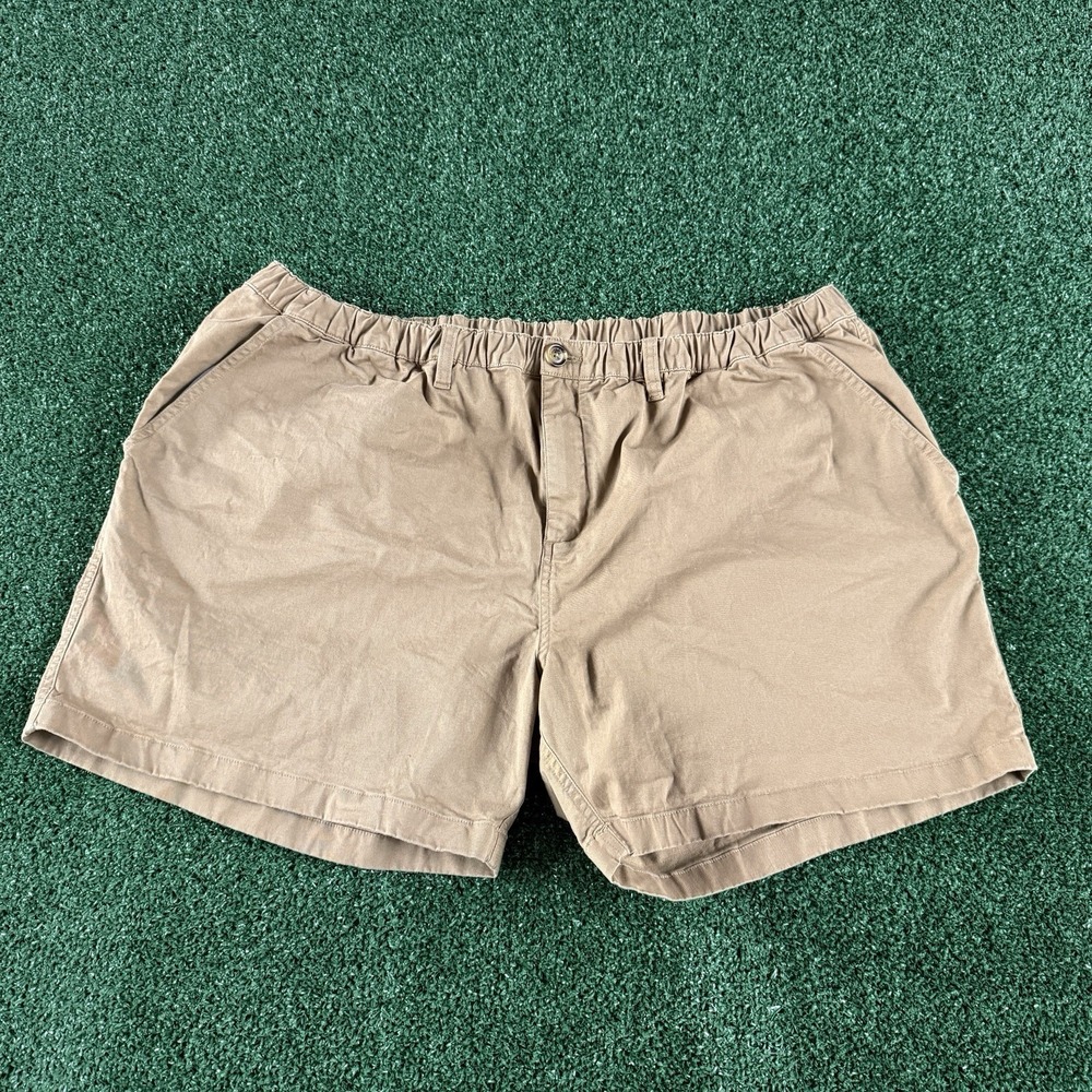 Chubbies Men's Shorts Size 3XL Elastic Waist Khaki Chino
